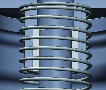 Cylindrical compression spring