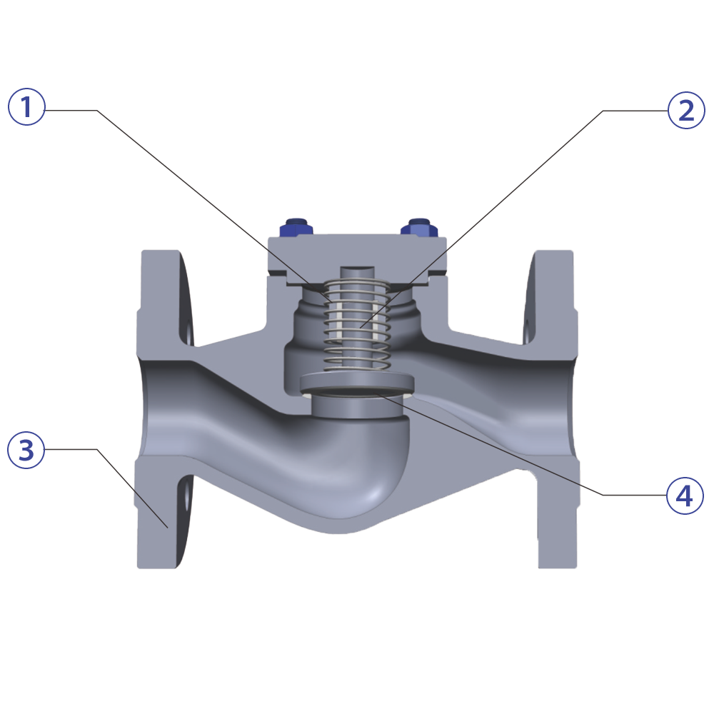 DIN STANDARD LIFT CHECK VALVE