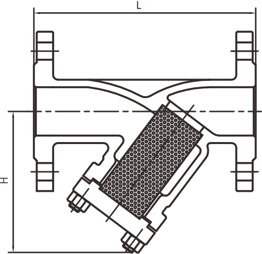 DIN STANDARD Y STRAINER Data Dimension Table