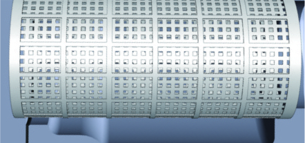 Filter screen can be removed and cleaned