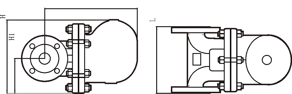 Lever Ball Float Steam Trap SFT50 Structure Diagram