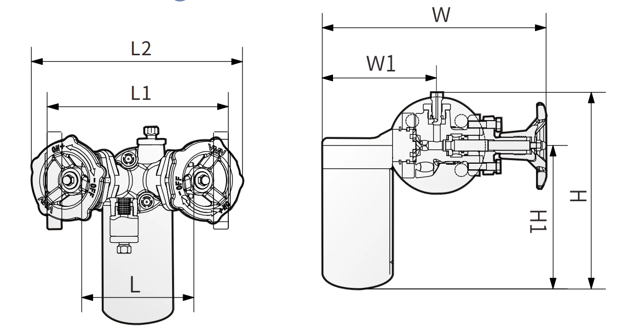 Inverted Bucket Steam Trap Station SBT11TVS Structure Diagram