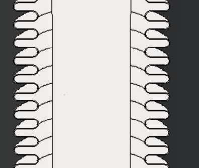 The length of the bellows
