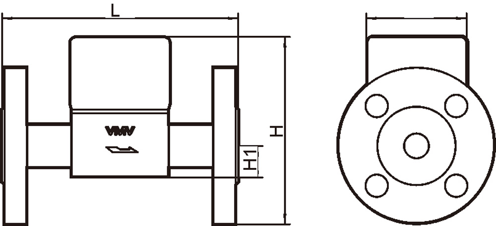 Thermodynamic (Disc) Steam Trap STD80 Structure Diagram
