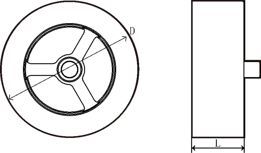 Wafer Check Valve ZM71H 16P Structure Diagram