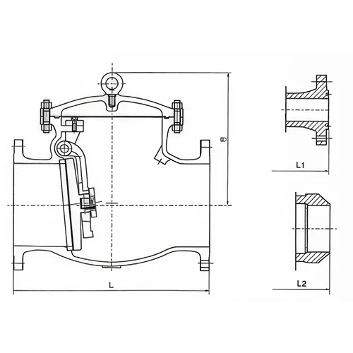 Cast steel swing check valve 3 Cast steel swing check valve 3