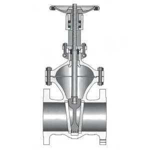Cast Steel Wedge Gate Valve