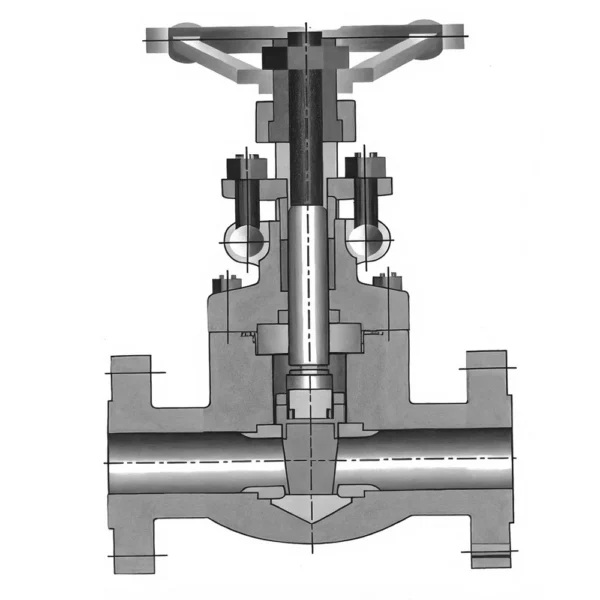 Forged Steel Flange, Butt Welding Gate Valve