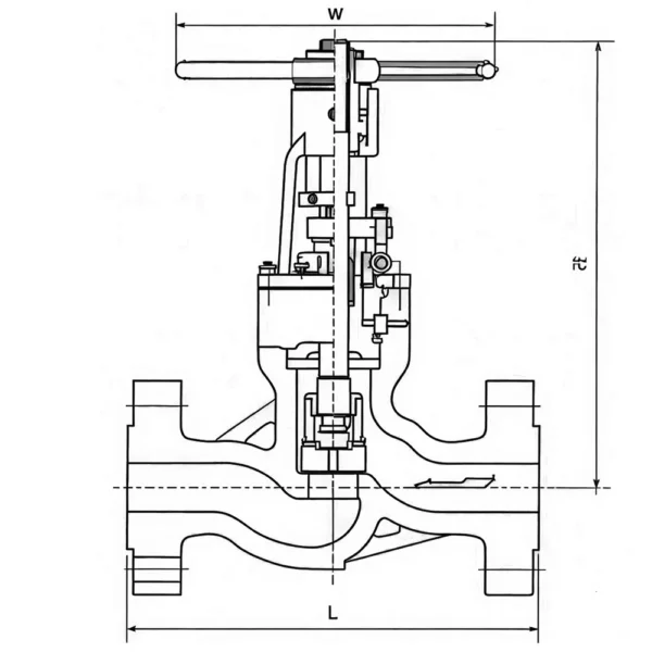 Pressure Self Sealing Globe Valve