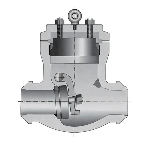 pressure self sealing check valve