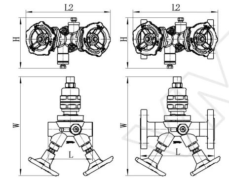 SHT21TVS Bimetallic steam trap station SHT21TVS Bimetallic steam trap station