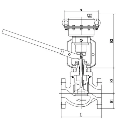 Figure 3 Pneumatic Blowdown Valve Figure 3 Pneumatic Blowdown Valve
